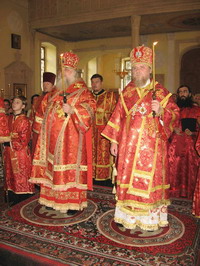  всенощное бдение перед мощами св. апостола Варфоломея в сослужении духовенства приходов Азербайджанской Республики