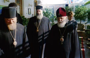 Тбилиси. Преосвященный Епископ Александр посетил Некресскую епархию Грузинского Патриархата
